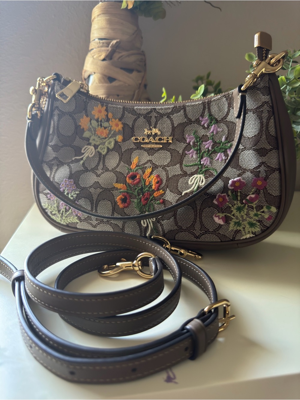 Coach Floral Embroidery Teri